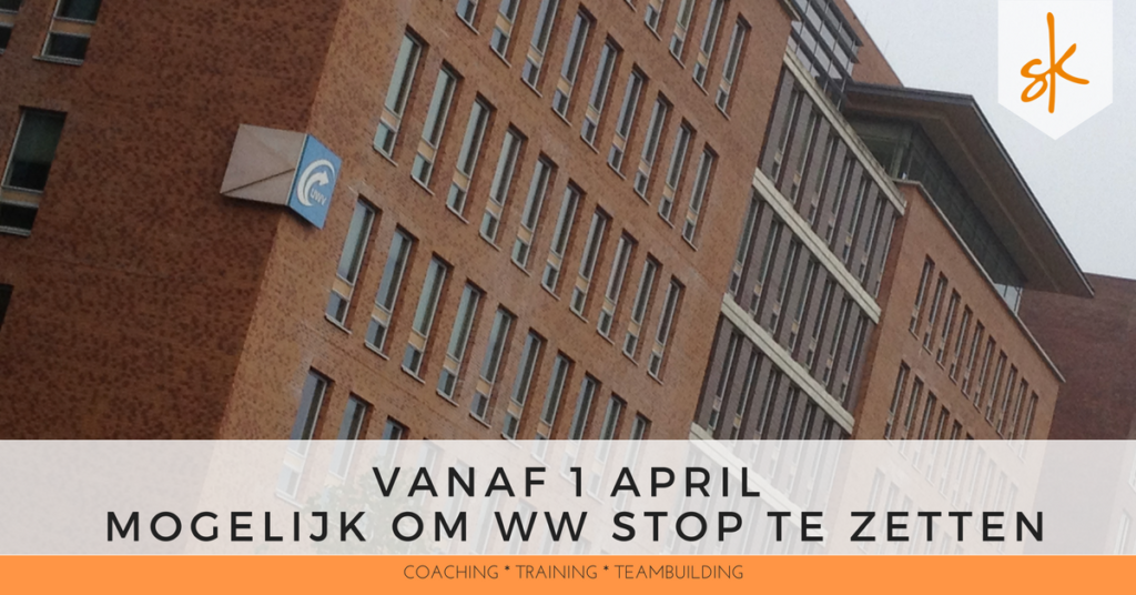 Stopzetten WW mogelijk vanaf 1 april 2018